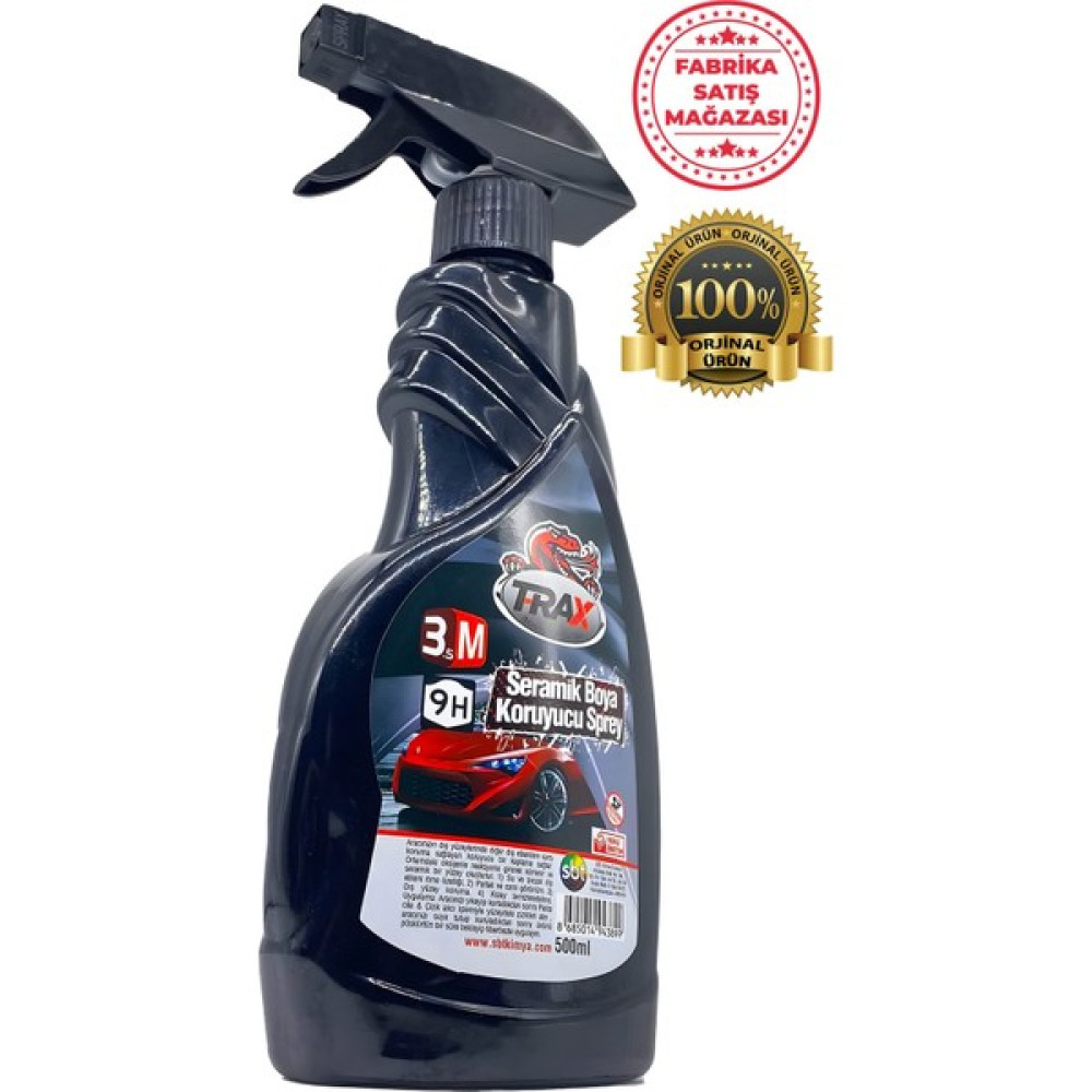Seramik Cila 9h Yüksek Kalite 3m Boya Koruyuculu Seramik Katkılı Hızlı Cila 500ML Oto Bakım & Temizlik Ürünleri Fiyatı