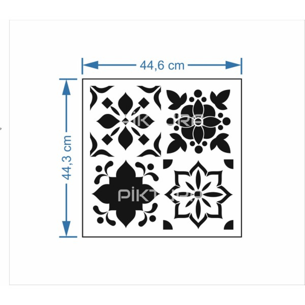 Seramik Fayans Karo Stencil Şablon Yer / Yüzey Kaplamaları Fiyatı