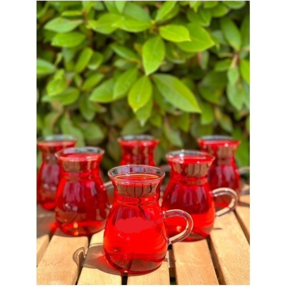Seramikci Borosilikat Kulplu 6 Lı Çay Bardağı Fincan / Bardak / Kahve Takımı Fiyatı