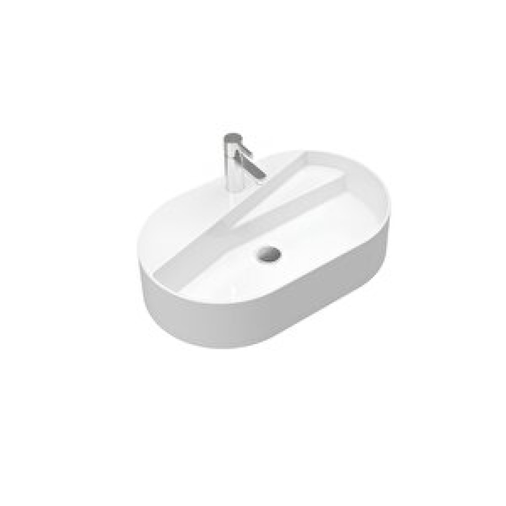 Seramiksan Livello Tezgah Üstü Yuvarlak Batarya Delikli Lavabo 65 Cm Lavabo Fiyatı