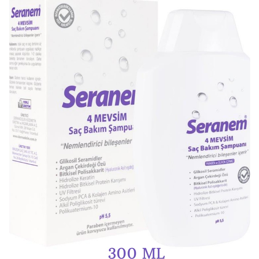 Seranem Nemlendirici Keratin Mevsim Saç Bakım Şampuanı 300 ml Diğer Fiyatı