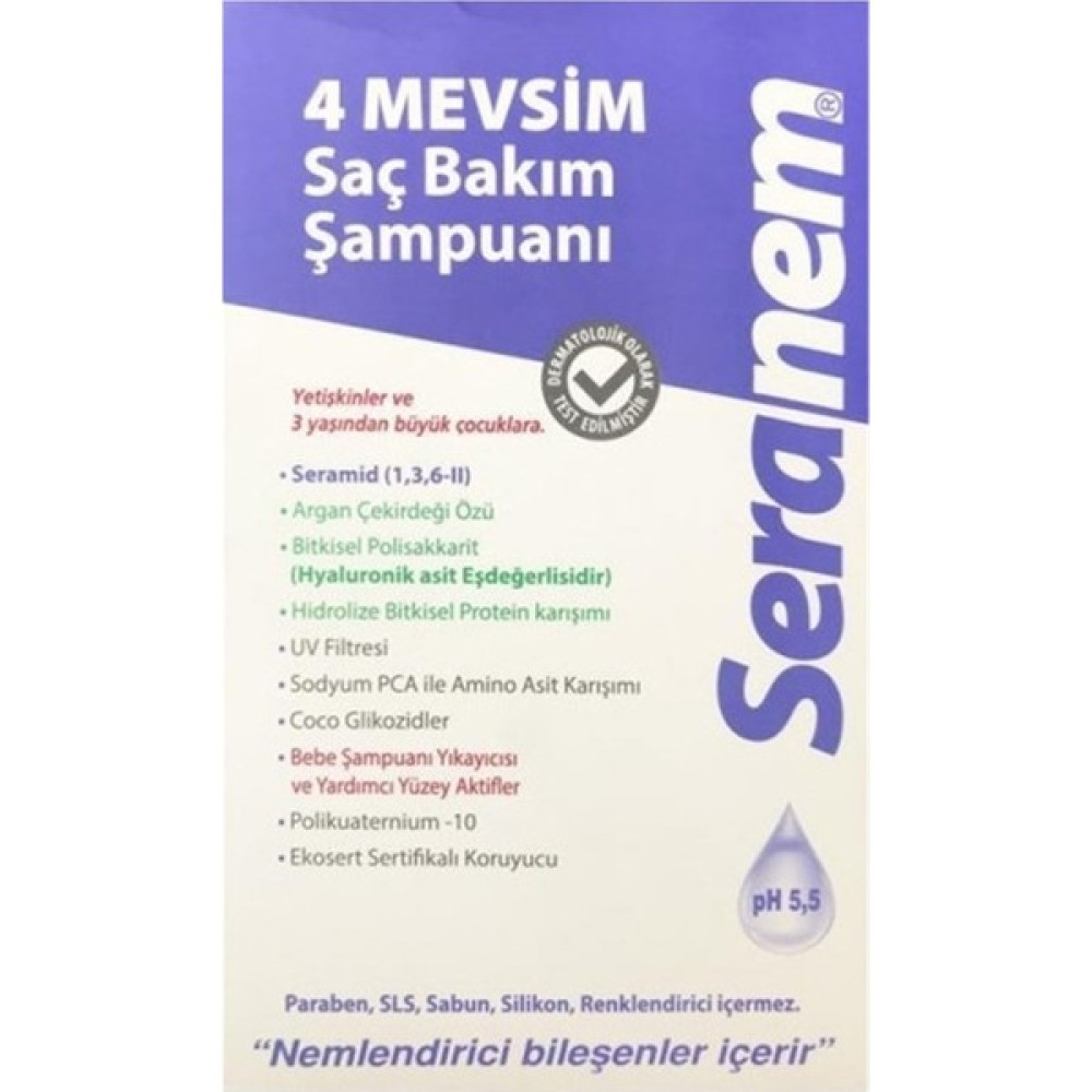 Seranem Şampuan 300 Ml Şampuan ve Saç Kremi Fiyatı