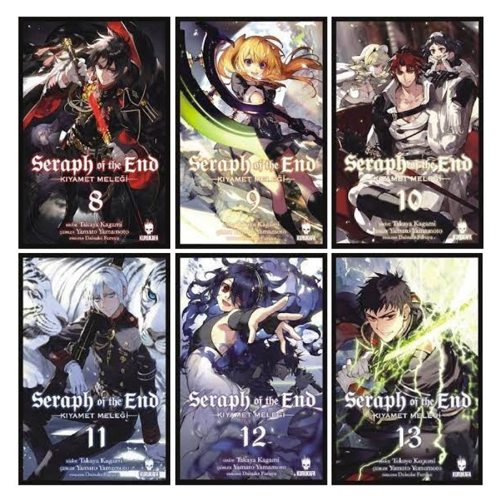 Seraph Of The End 8-9-10-11-12-13. Ciltler Manga Seti - Takaya Kagami Çizgi Roman Fiyatı