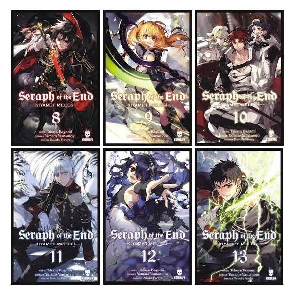 Seraph Of The End 8-9-10-11-12-13. Ciltler Manga Seti - Takaya Kagami Diğer Fiyatı