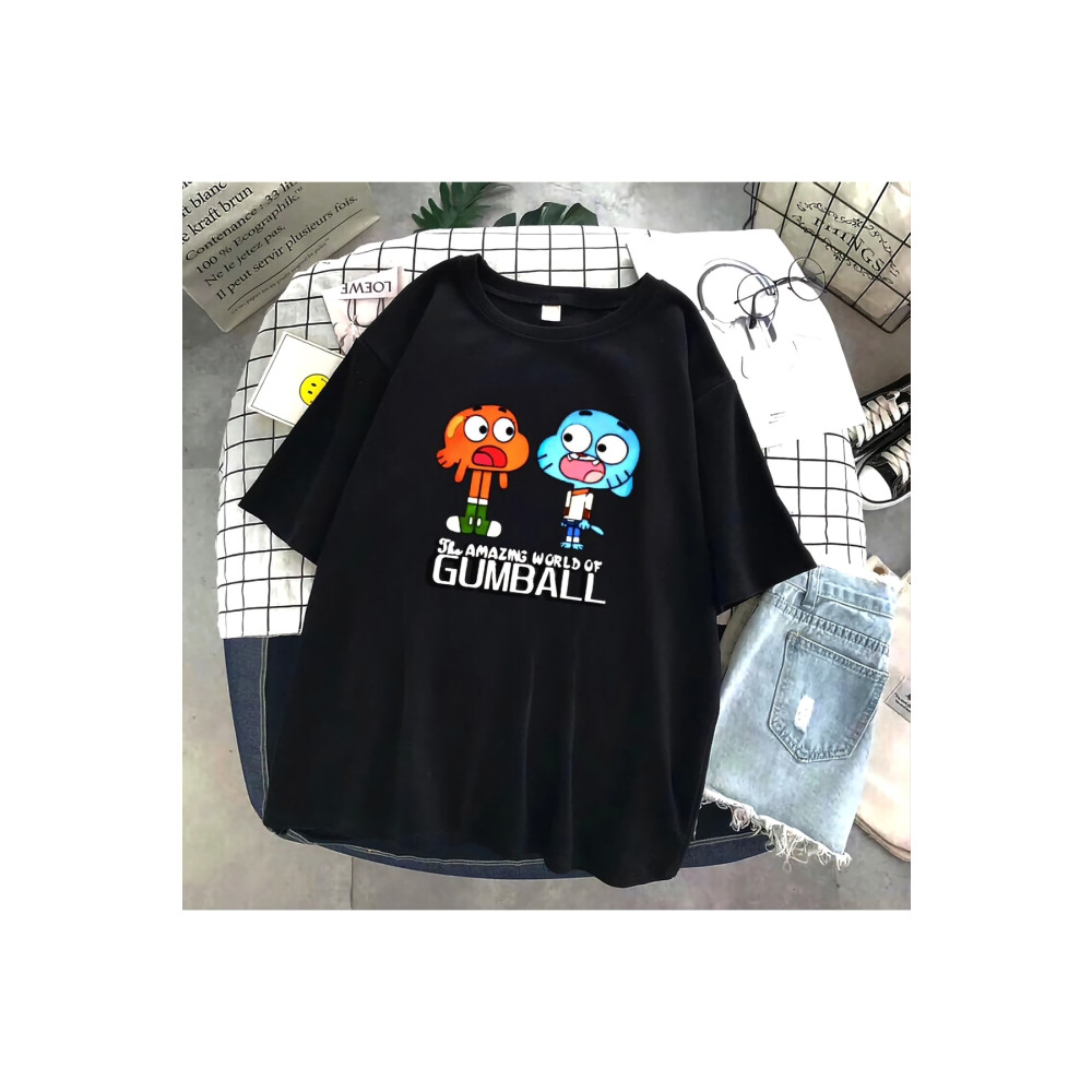 Serays moda Gumball Baskılı Kız/erkek Çocuk Tişört 14-15 Yaş Beden Bayan T-shirt Fiyatı