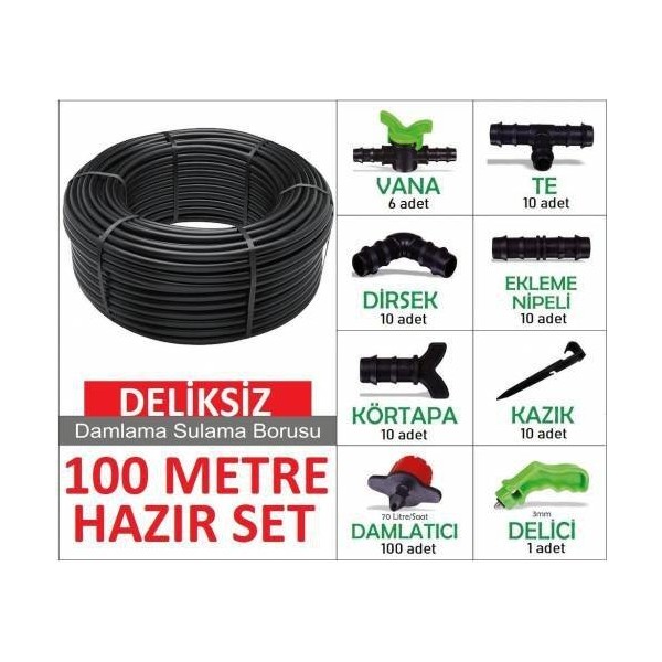 Serdrip Damlama Sulama Hortum Seti Deliksiz 100m - 100 m SSD / Solid State Drive Fiyatı