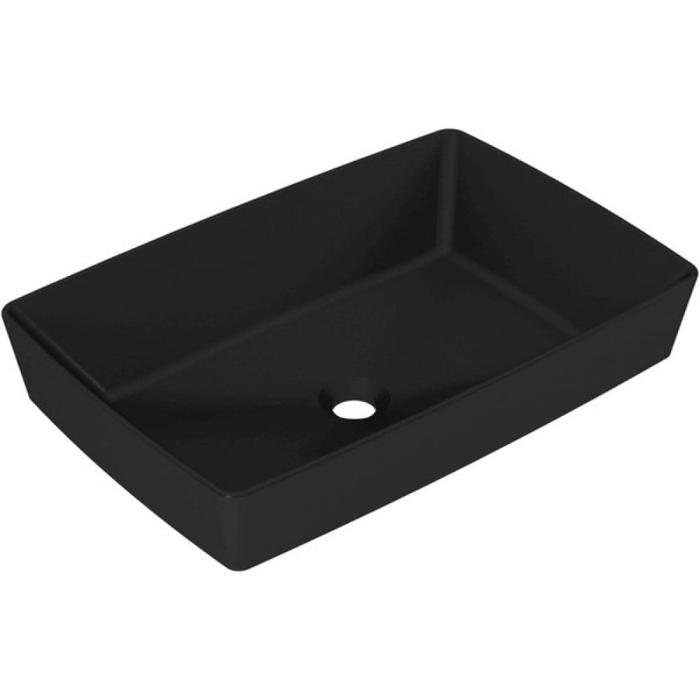 Serel Rita 39X59 cm Tezgah Üstü Çanak Lavabo-Mat Siyah RT47DXL050H - Mat Siyah Lavabo Fiyatı