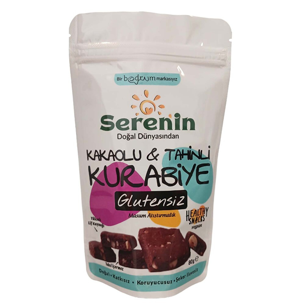 Seren Doğal Kakaolu Tahinli Kurabiye 80 g Giyim & İç Giyim Fiyatı
