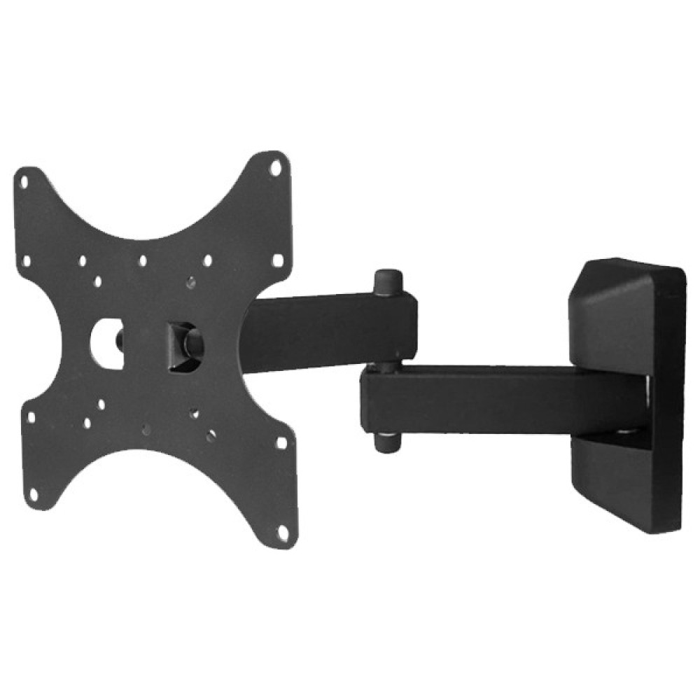 Serend LCD 237 Çift Kollu, Sağa Sola Dönüşlü, Eğimli TV Duvar Askı Aparatı - Vesa: 200*200 mm - 200*100 mm - 100*100 mm - 75*75 mm - SİYAH TV Aksesuarları Fiyatı