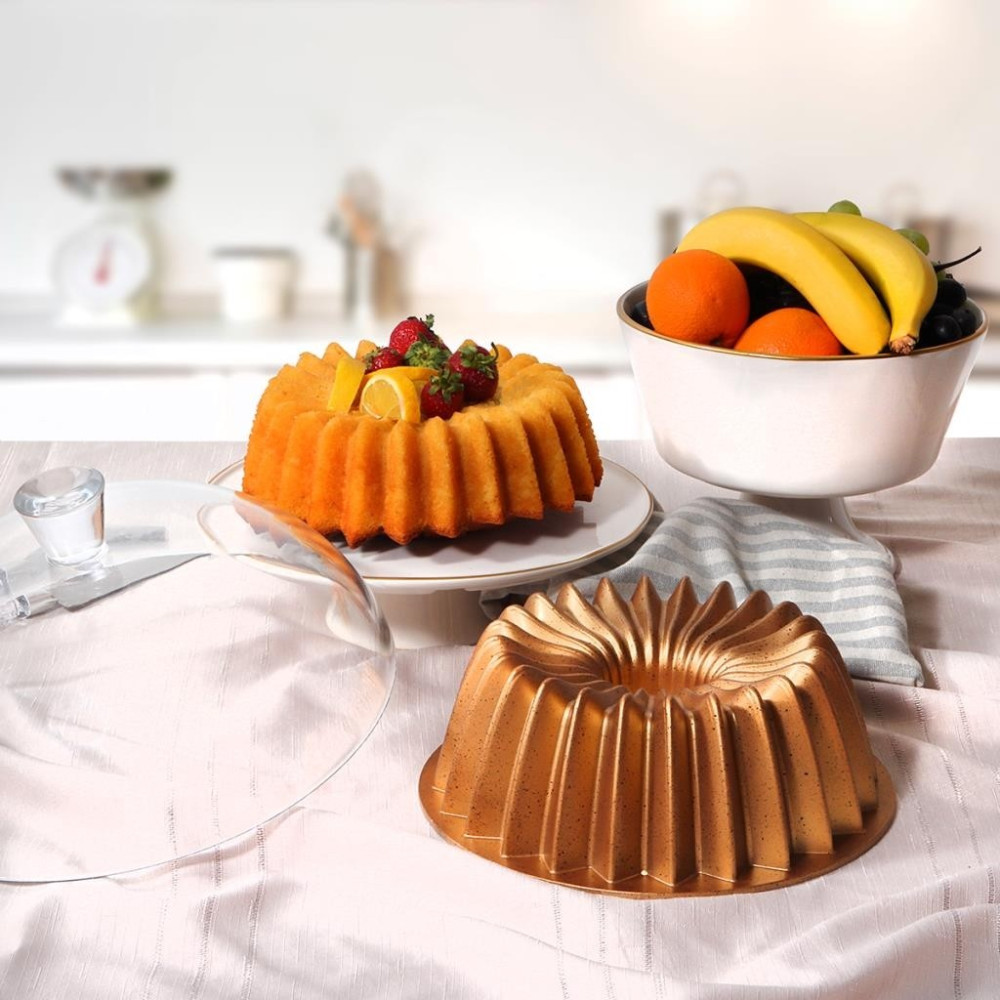 Serenk Fun Cooking Yıldız Alüminyum Döküm Granit Kaplama Kek Kalıbı 26 cm Sarı Kek Kalıpları Fiyatı