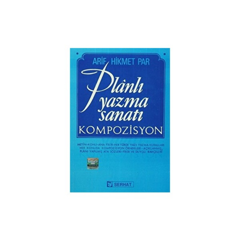 Serhat Yayınları Planlı Yazma Sanatı - Kompozisyon Kaynak Kitapları Fiyatı