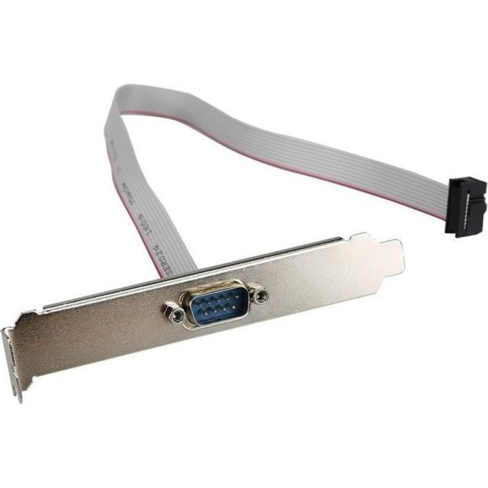 Serial 9pin Db9 RS232 Connector Com 1 Port Bracket Cable - 28CM Seri & Paralel Kablo Fiyatı