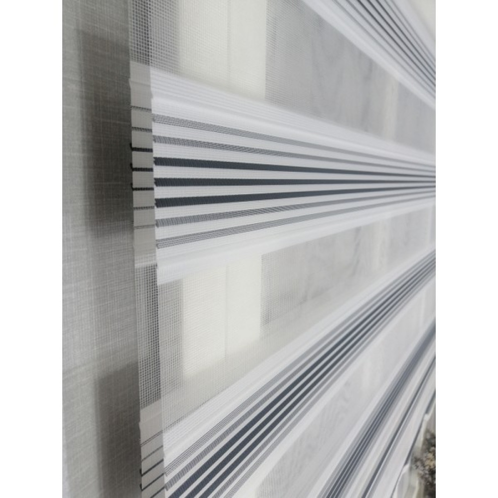 Serin Home Collection Siyah Geçişli Dar Plise Yeni Sezon Zebra Stor Perde - 40 x 200 cm Perde Fiyatı