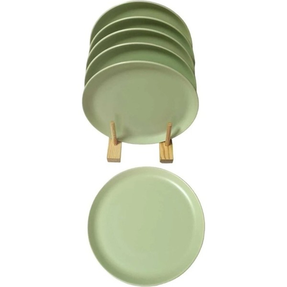 Serince 20cm Fıstık Yeşili Pasta Tabağı 6 Lı Mutfak Gereçleri Fiyatı