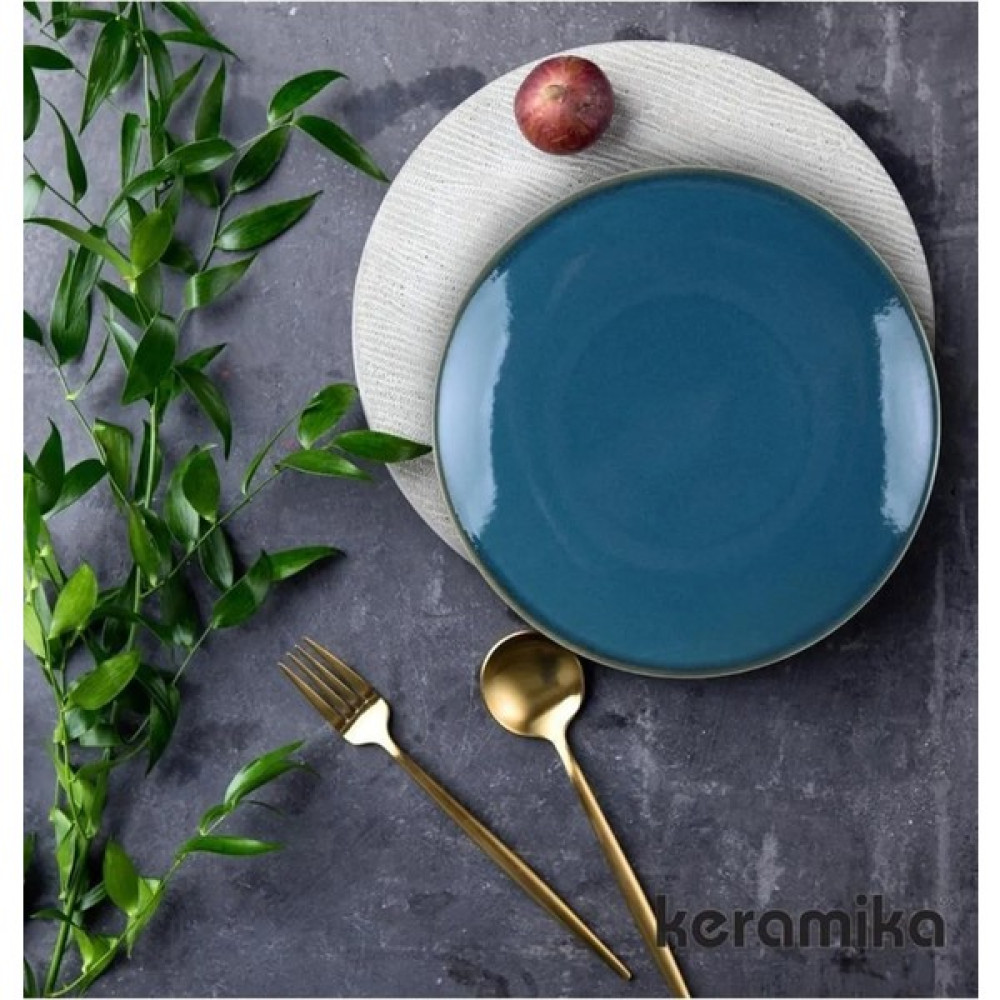 Serince Brush Pasta Tabağı Mavi 20 Cm 1 Adet Mutfak Gereçleri Fiyatı