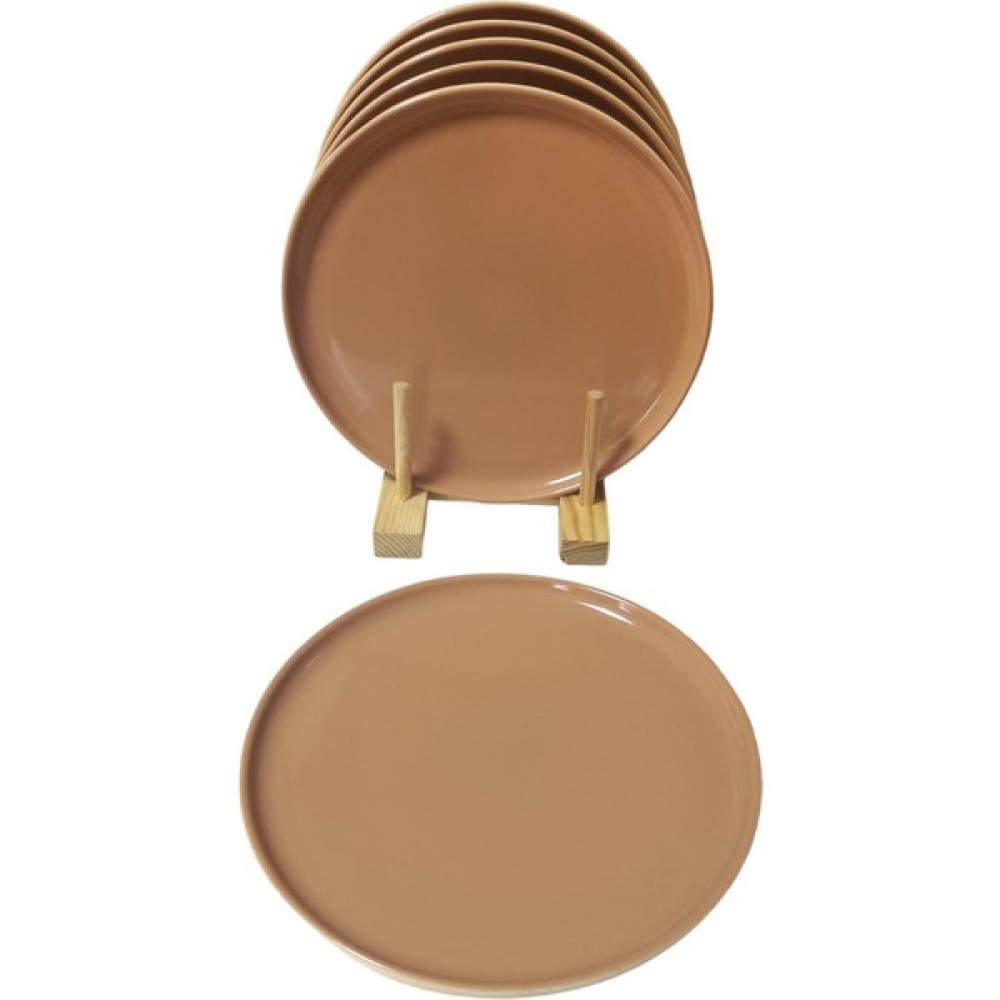Serince Nodric 22cm Pasta Tabağı 6 Lı - Kahverengi Mutfak Gereçleri Fiyatı