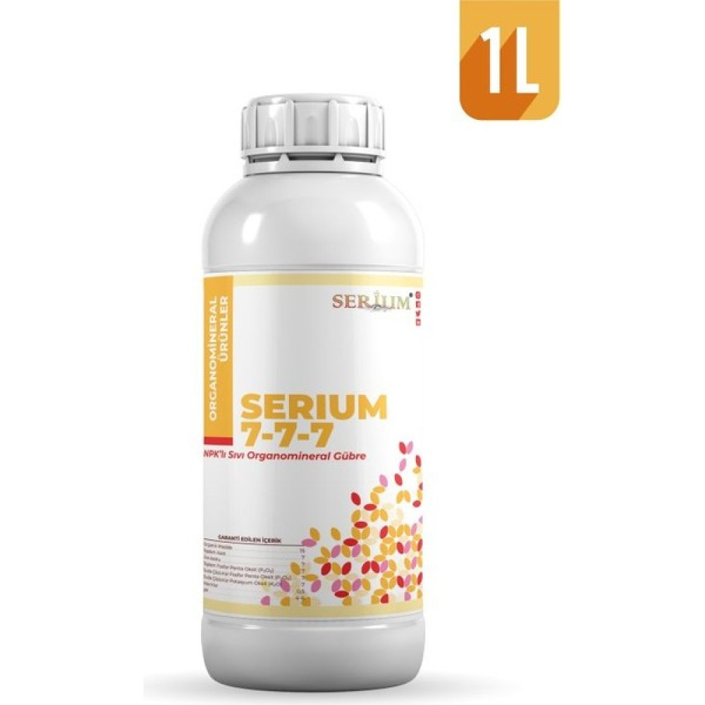 Serium 7-7-7 Npk'lı Sıvı Organomineral Gübre 1l Oto Boyaları Fiyatı