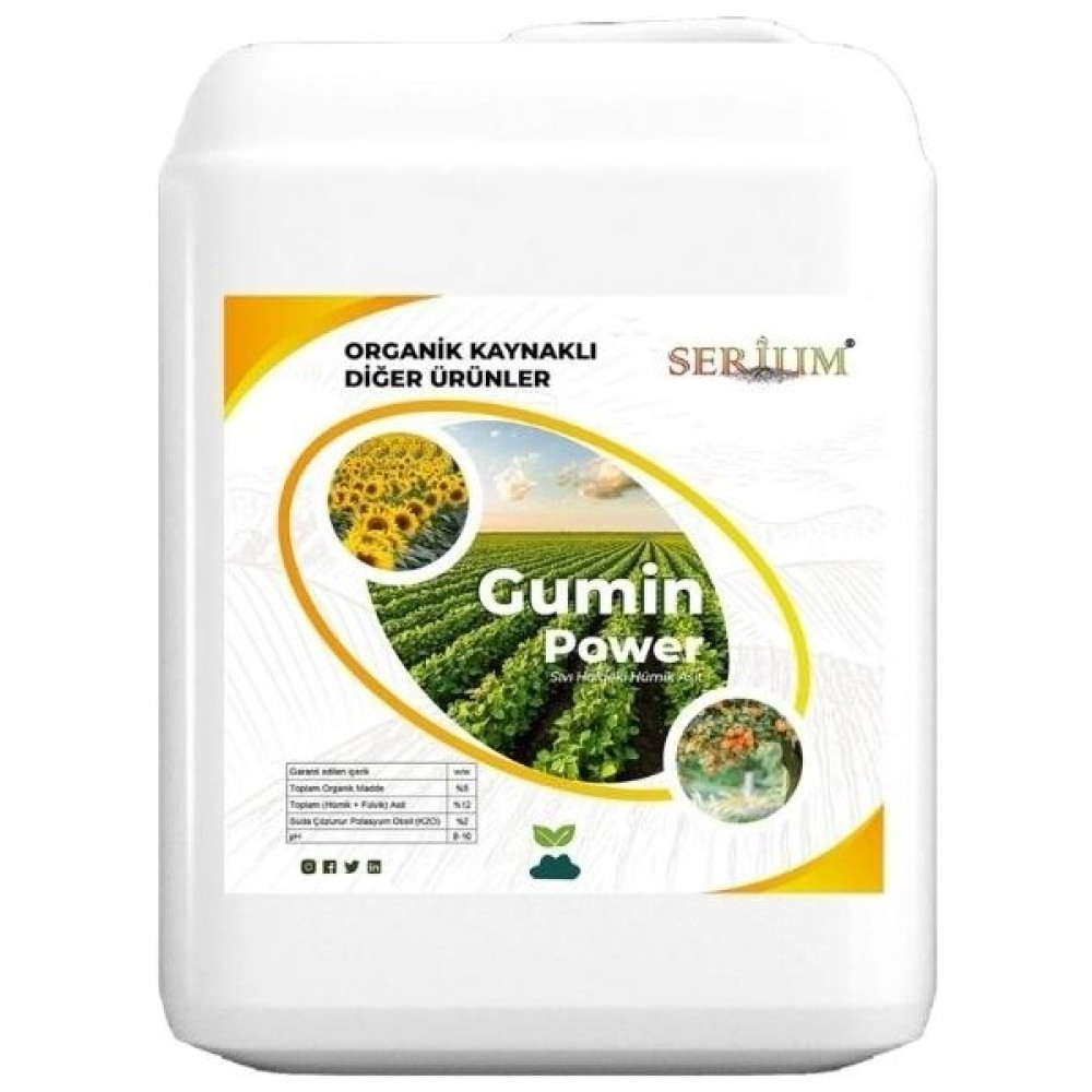 Serium Gumin Power Sıvı Hümik Asit Gübre Fiyatı