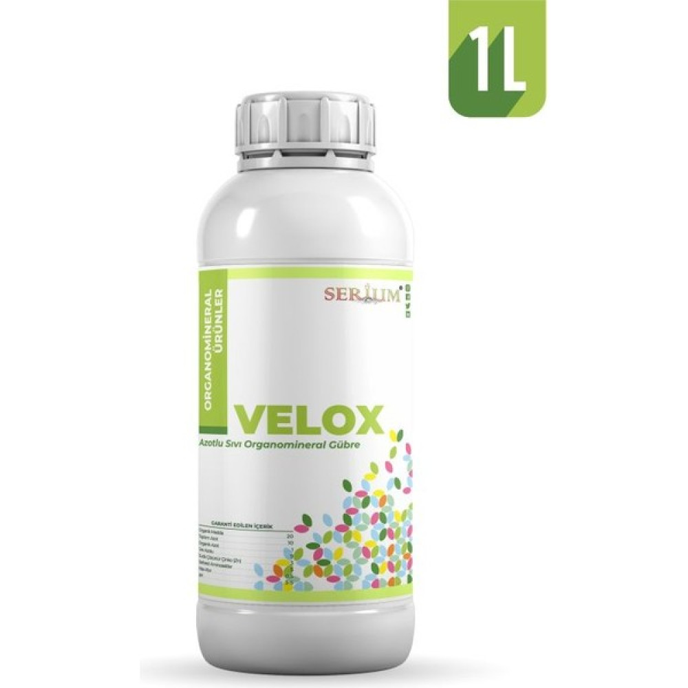Serium Velox Azotlu Organomineral Sıvı Gübre 1l Gübre Fiyatı