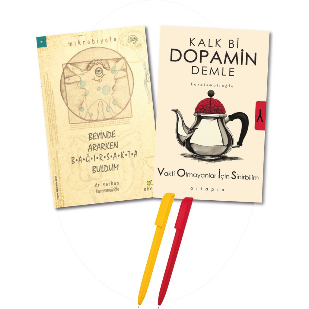 Serkan Karaismailoğlu 2 Kitap Kalk Bi Dopamin Demle+Beyinde Ararken Bağırsakta Buldum Diğer Fiyatı