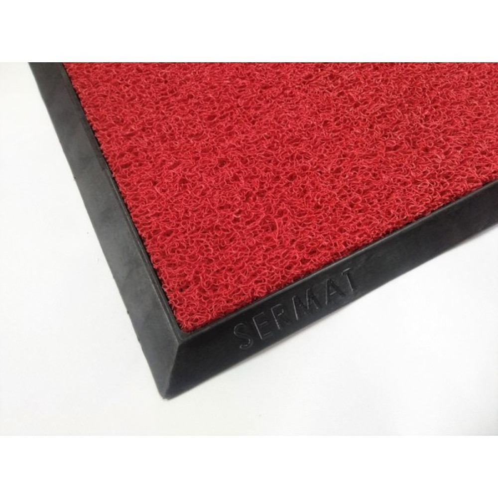 Sermat Kauçuk Dezenfektan Havuzlu Hijyen Paspas 50CMX70CM - 50 x 70 cm - Kırmızı Paspas Fiyatı
