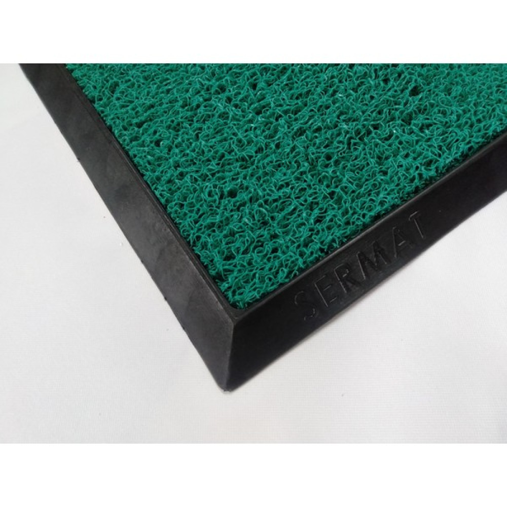 Sermat Kauçuk Dezenfektan Havuzlu Hijyen Paspas 60 cm x 80 cm - Yeşil - 60 x 80 cm Paspas Fiyatı