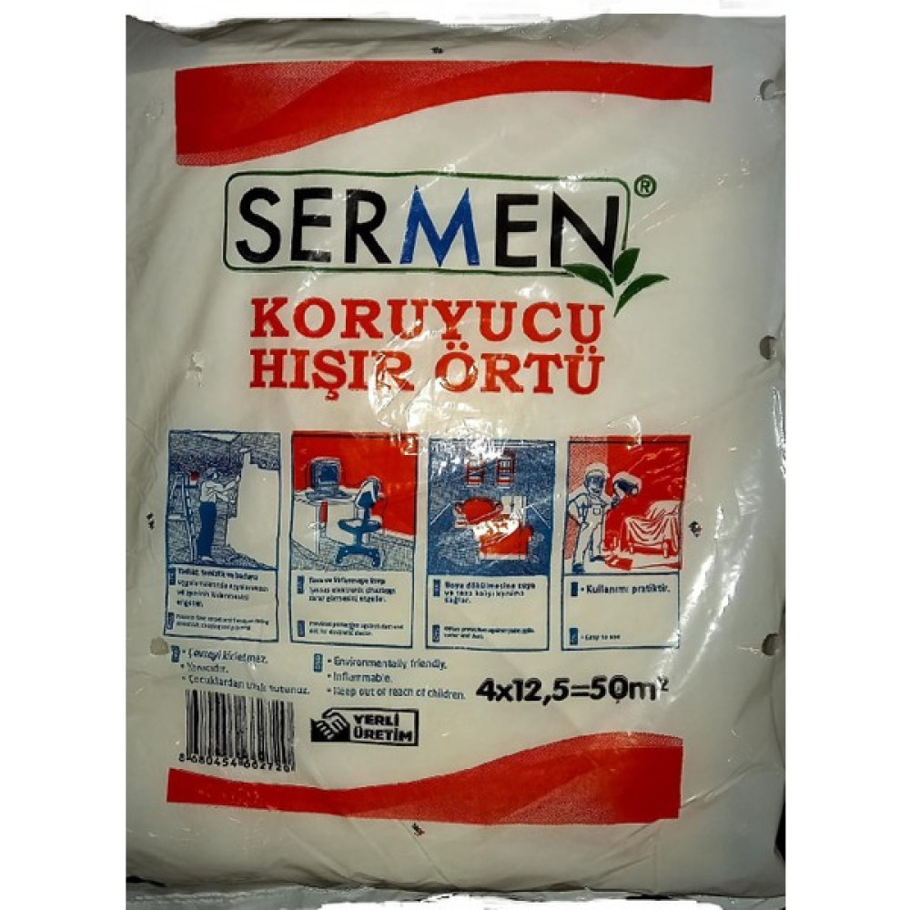 Sermen Koruyucu Pratik Örtü 50 Metrekare - 50 m Boya Malzemeleri Fiyatı