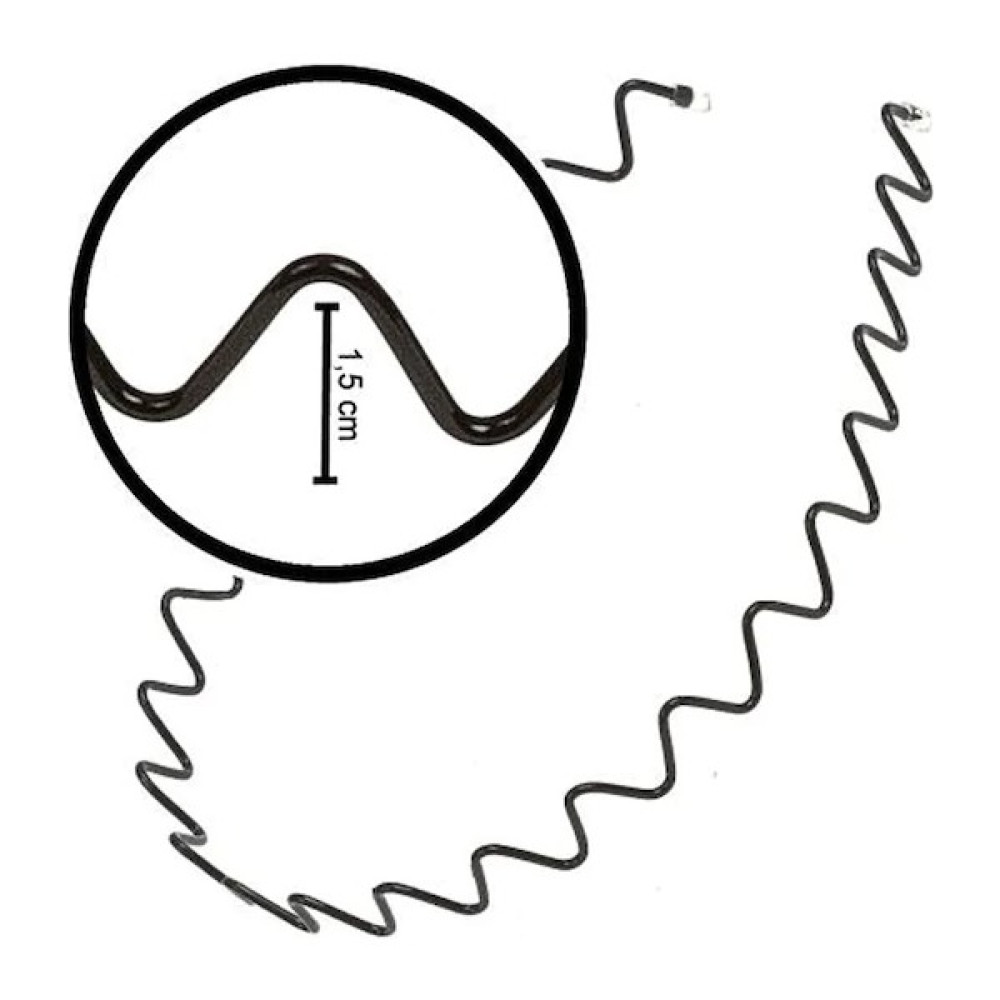 Sermet Süs Dünyası 1 Adet Zigzag Desenli Metal Tel Taç Erkek Tacı Erkek Tokası Toka, Taç & Saç Bandı Fiyatı