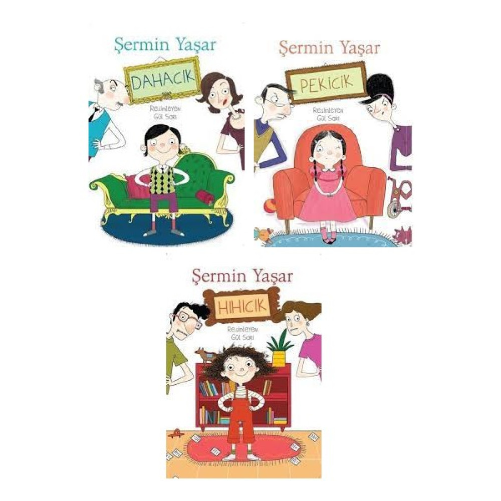 Şermin Yaşar 3 Kitap Set / Dahacık - Pekicik - Hıhıcık Çocuk Öykü Fiyatı