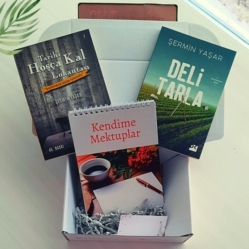 Şermin Yaşar Kitapları + Defter + Kırpıklı Kağıtlı Kutu - Şermin Yaşar Hobi Fiyatı