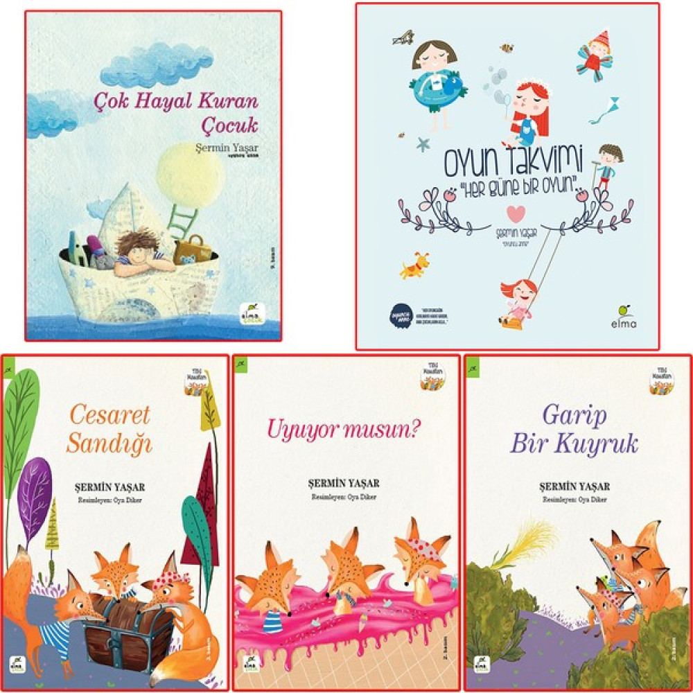Şermin Yaşar Okul Öncesi Çocuk Seti 5 Kitap Çocuk Masal Fiyatı