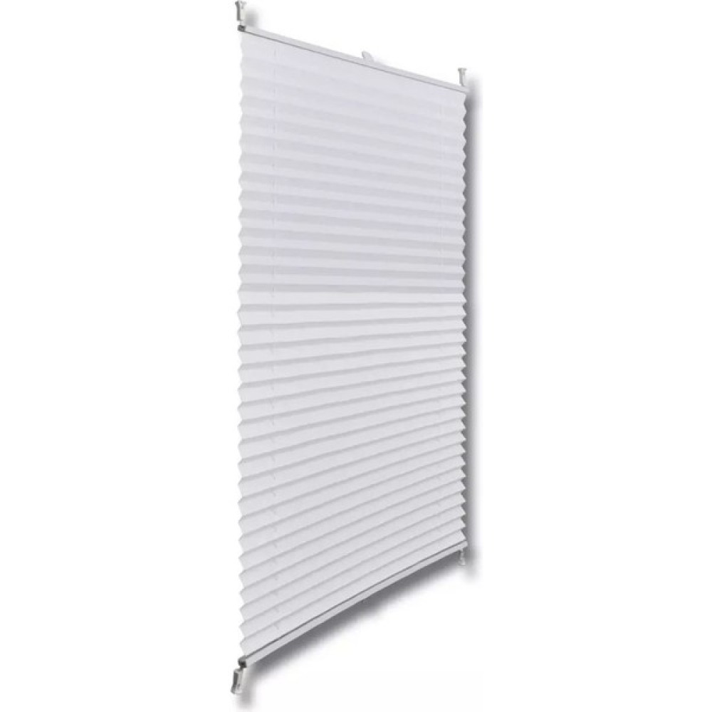 Serplise Cam Balkon Perdesi Beyaz Desenli (Vidalı Montaj) - 100 x 160 cm Stor Perde Fiyatı