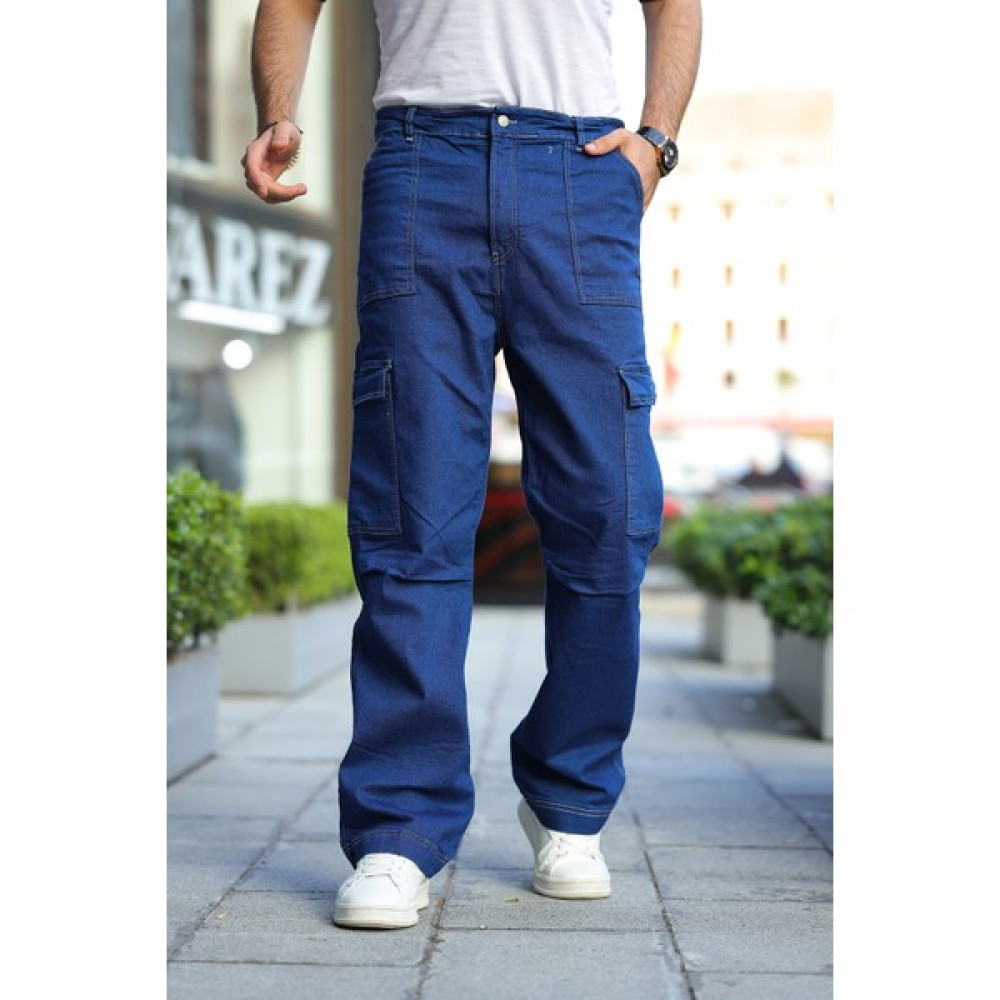 Serseri Jeans Kargo Cepli Baggy Pantolon Erkek Jeans / Kot Pantolon Fiyatı