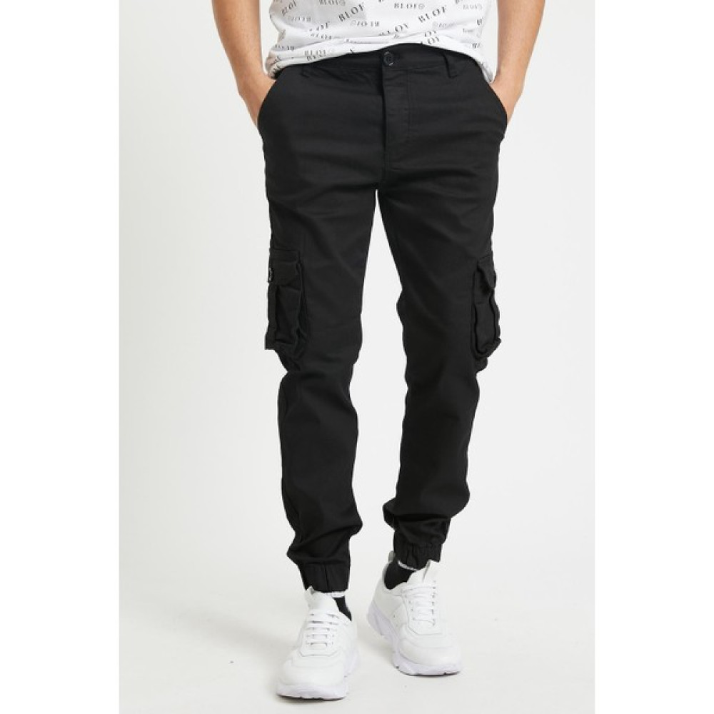 Serseri Jeans Siyah Renk Likralı Slim Fit Körüklü Cep Kargo Pantolon Erkek Pantolon Fiyatı