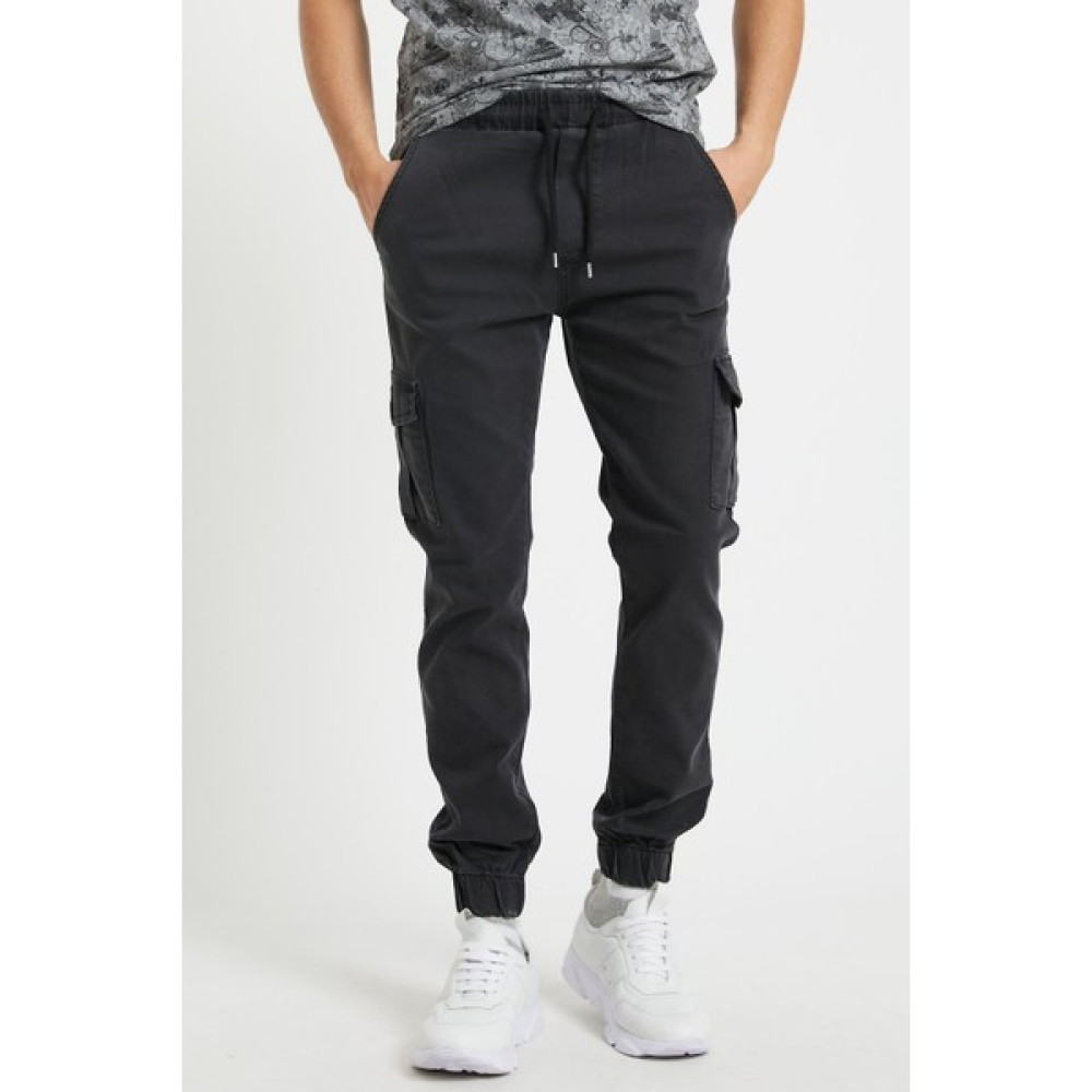 Serseri Slim Fit None Denim Paçaları Lastikli Esnek Kumaş Erkek Kargo Pantolon Erkek Pantolon Fiyatı