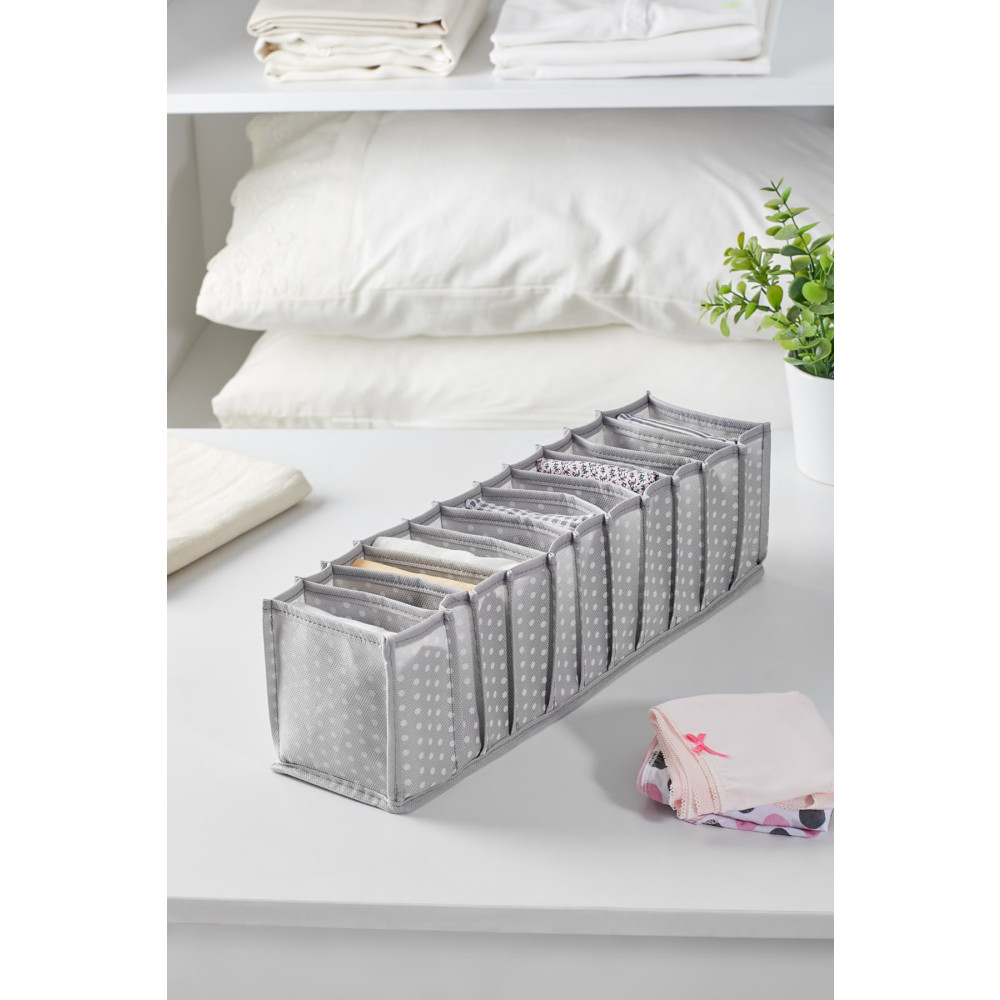 Serstil 11 Gözlü Gri Benekli Çekmece Içi Düzenleyici Organizer – Small - 11 X 41 X 12 Cm Dolap İçi Düzenleyici Fiyatı