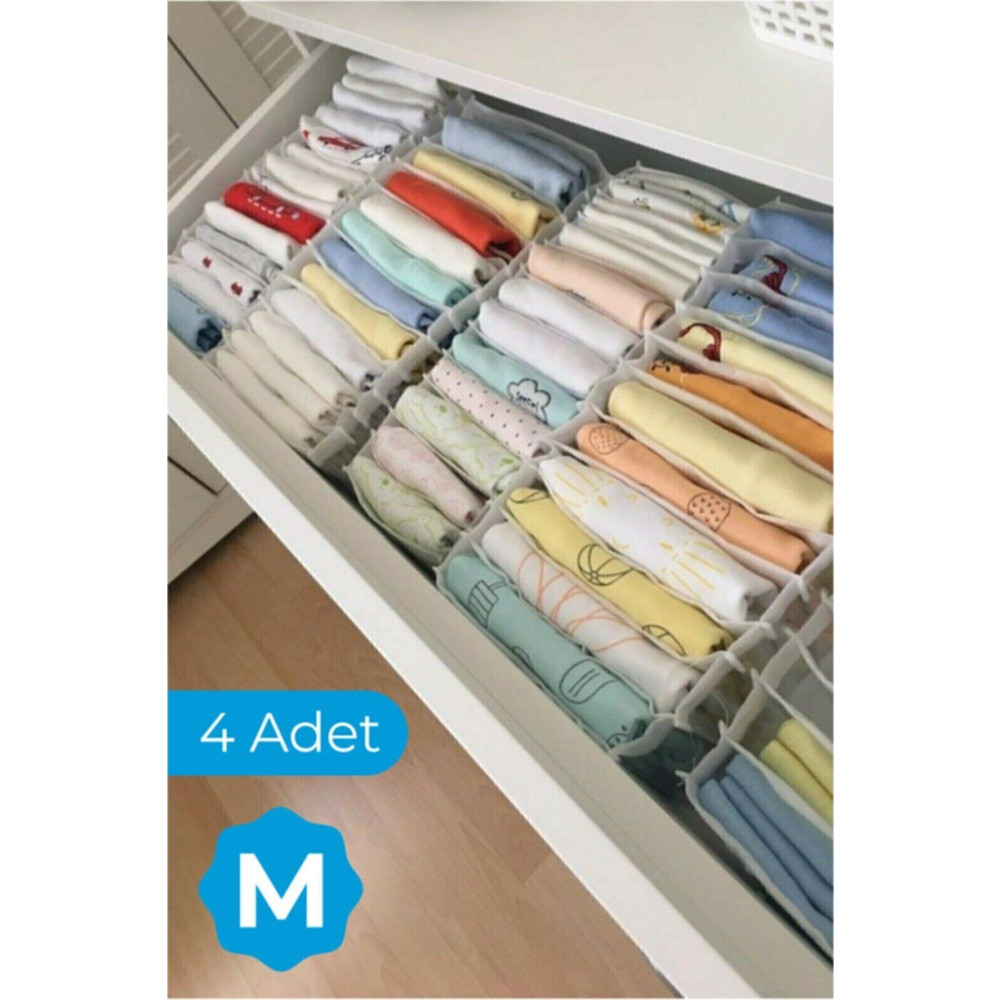 Serstil 4 Adet - Medium 11 Gözlü Çekmece Içi Düzenleyici Organizer 16 X 40 X 12 Dolap İçi Düzenleyici Fiyatı