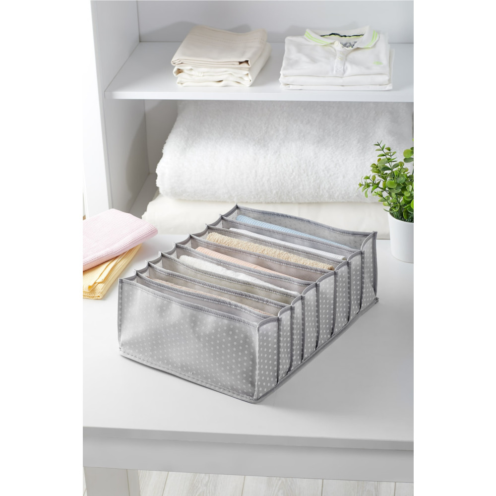 Serstil 8 Gözlü Gri Benekli Çekmece Içi Düzenleyici Organizer – Xlarge Dolap İçi Düzenleyici Fiyatı