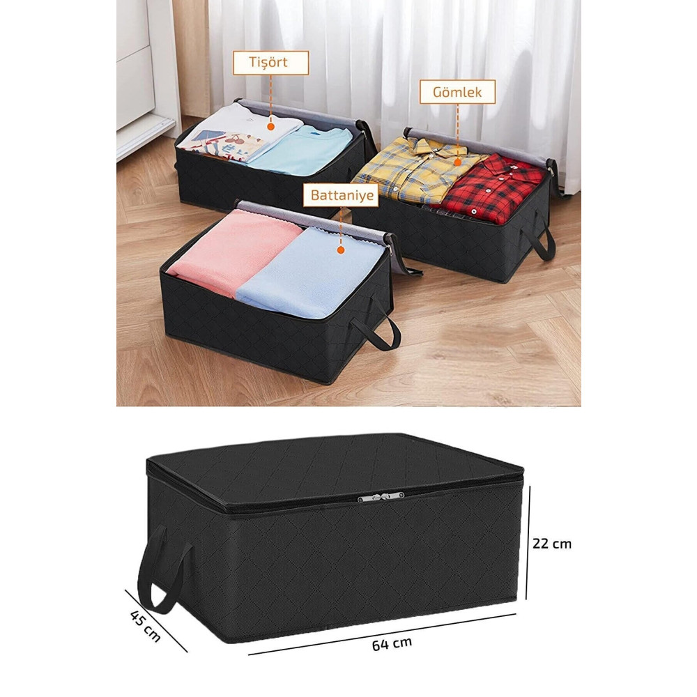 Serstil Çekyat Baza Tipi Hurç - Baza Altı Büyük Boy Saklama Hurcu 64 X 45 X 22 Cm Hurç Fiyatı