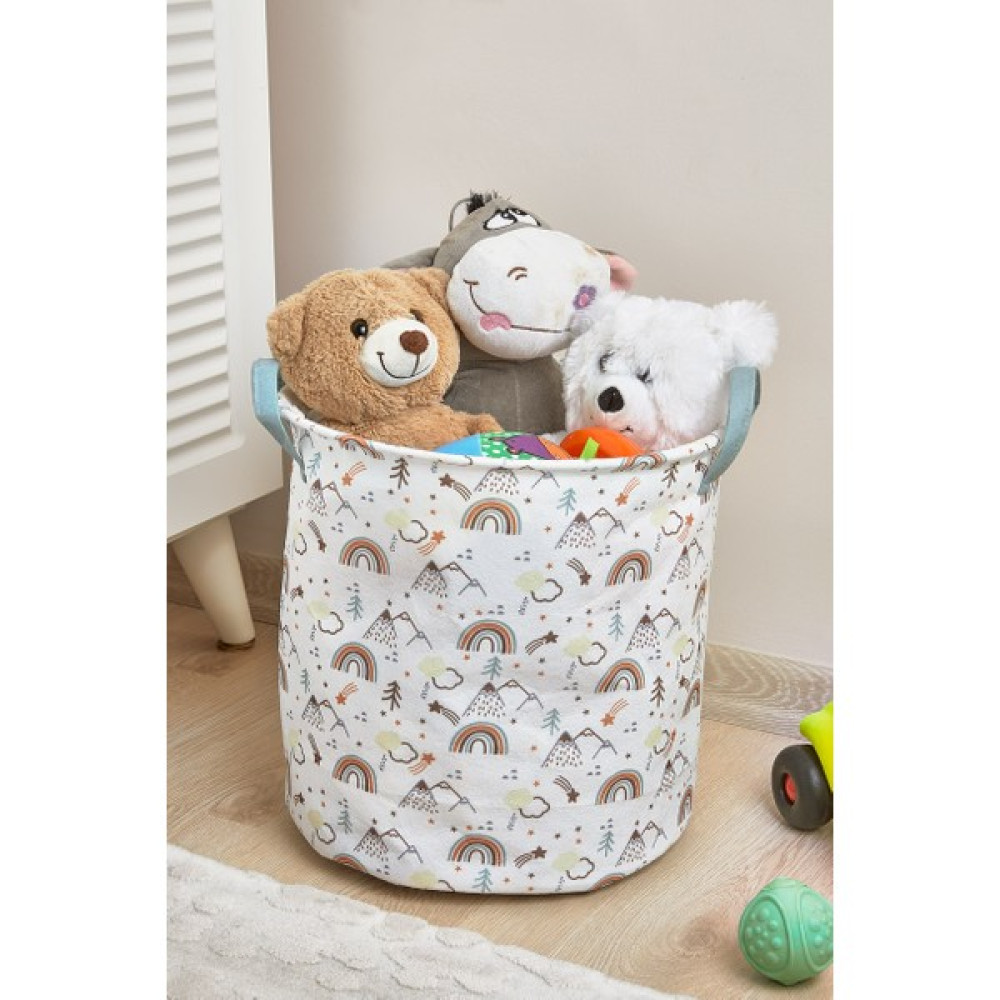 Serstil Rainbow Serisi Silindir Büyük Boy Sepet - 30 x 31 cm Sepet Fiyatı