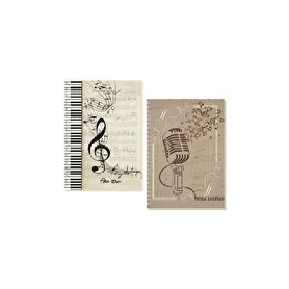 Sert Kapak Spiralli A4 80 Yaprak Müzik Defteri Müzik Defteri Fiyatı