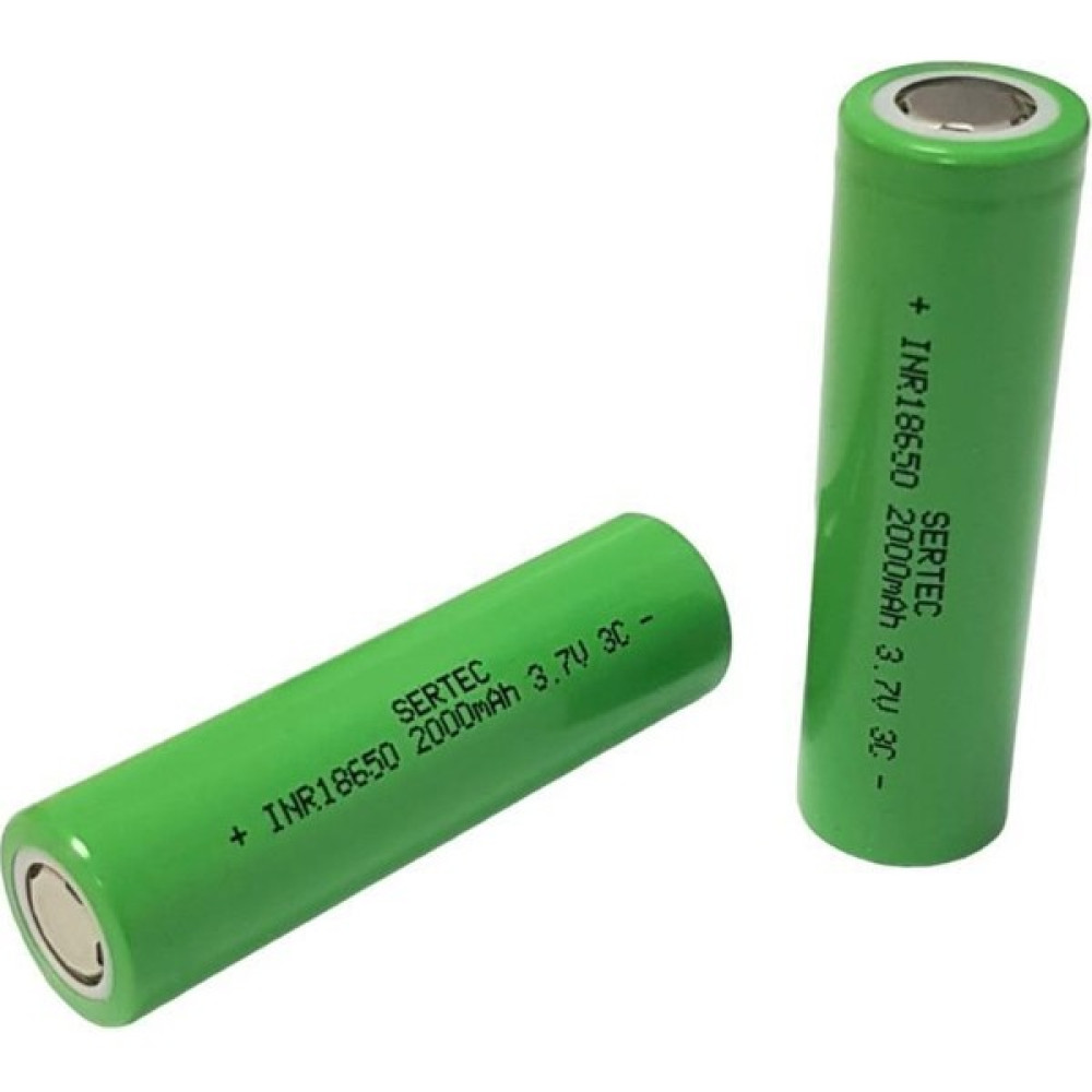 Sertec 18650 3.7V 2000MAH 3c Lion Şarjlı Pil Başlıksız 1ADET Diğer Fiyatı
