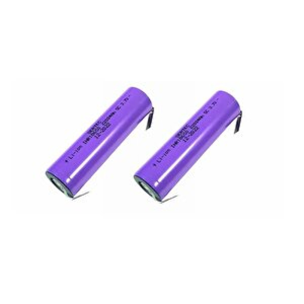 Sertec 18650 Şarjlı Pil 3.7v 2200mah 5c Li-ion Puntolu Mor - 2adet Elektrik ve Aydınlatma Fiyatı