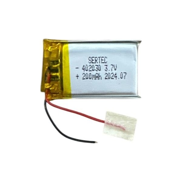 Sertec 402030 3.7V 200MAH Li-Polymer Pil (DEVRELI/1.5A) - 1 Adet Normal & Şarj Edilebilir Piller Fiyatı