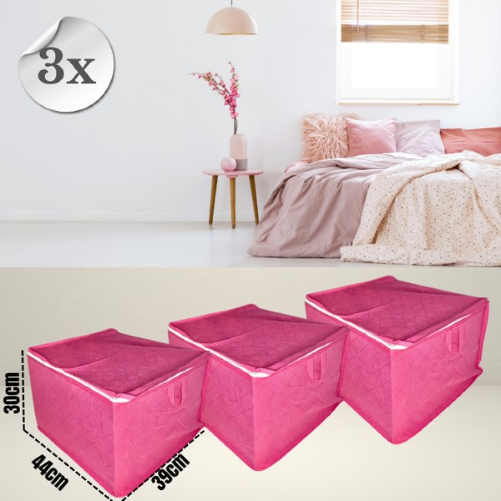 Sertil 3'lü Mini Sandıktipi Hurç - Pembe Hurç Fiyatı