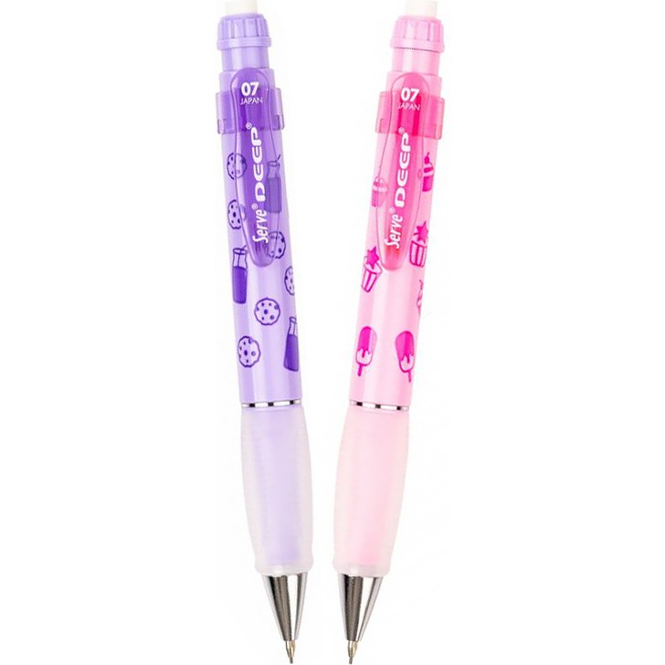 Serve Deep Tatlı Seri 07 Uçlu Kalem Seti 2 Adet Ergonomik Tasarımlı 0,7 mm Uç Kalınlığı Kalem & Yazı Gereçleri Fiyatı