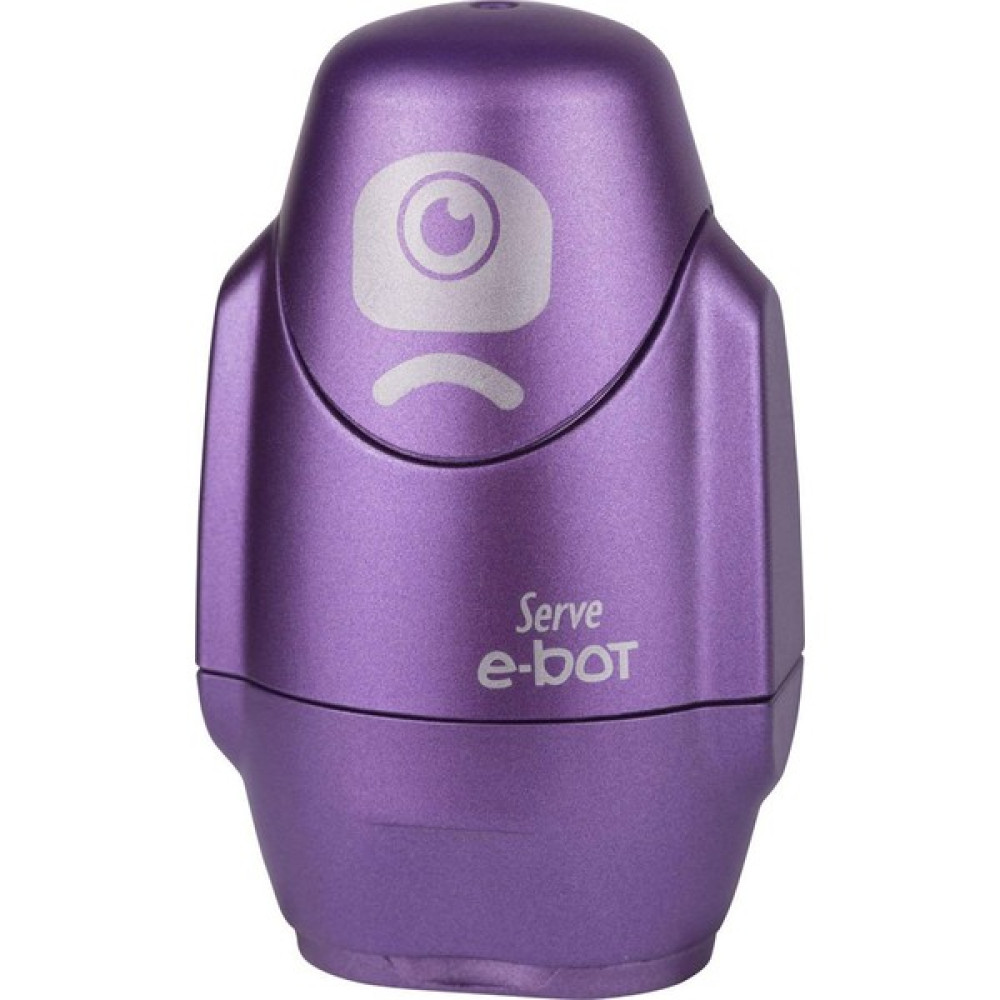 Serve E-Bot Silgili Kalemtıraş Metalik Mor Tekli Kalemtıraş Fiyatı