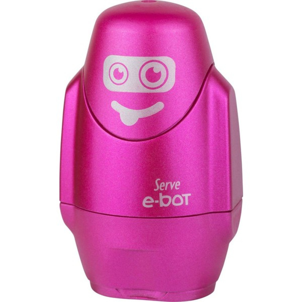 Serve E-Bot Silgili Kalemtıraş Metalik Pembe Tekli Kalemtıraş Fiyatı