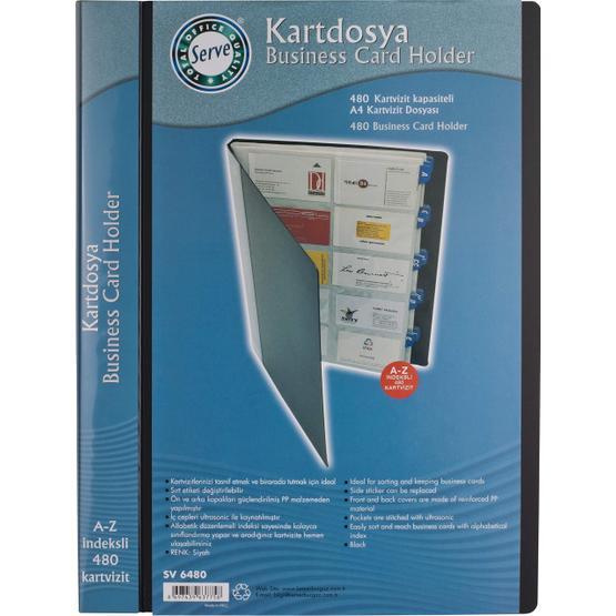 Serve SV-6480 Geniş 480li Kartvizit Albümü