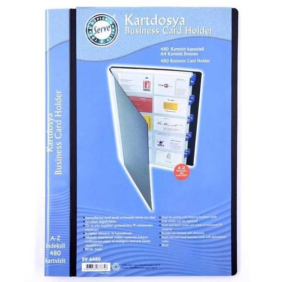 Serve SV-6480 Geniş 480li Kartvizit Albümü